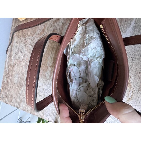 Coach Peanuts Snoopy Woodstock Mini Satchel Crossbody Signature Canvas Bag - Picture 7 of 13